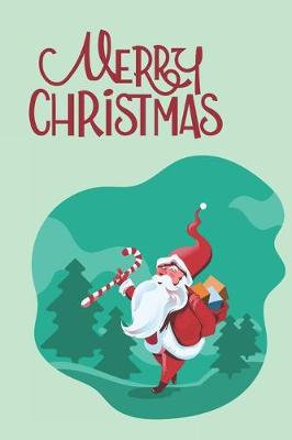 Book cover for Christmas Notebook, Merry Christmes with Santa