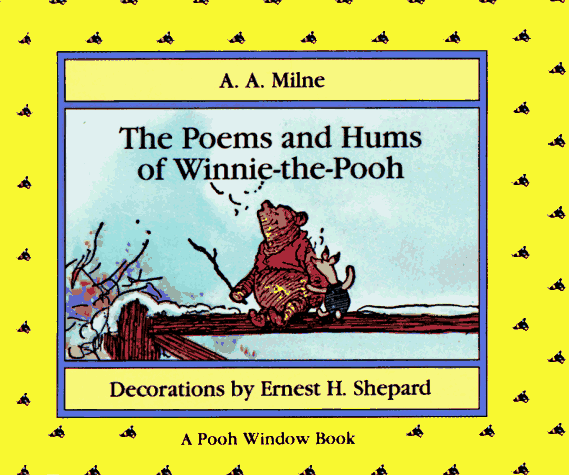 Book cover for The Poems and Hums of Winnie-The-Pooh