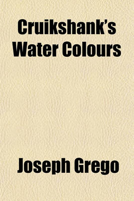 Book cover for Cruikshank's Water Colours