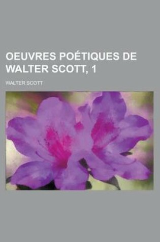 Cover of Oeuvres Poetiques de Walter Scott, 1