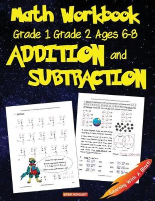 Cover of Math Workbook Grade 1 Grade 2 Ages 6-8 Addition and Subtraction