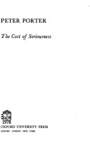 Cover of The Cost of Seriousness