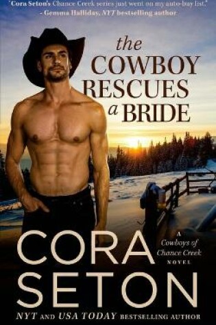 Cover of The Cowboy Rescues a Bride