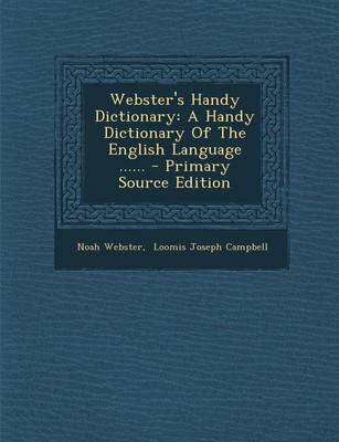 Book cover for Webster's Handy Dictionary