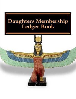Book cover for Daughters Membership Ledger Book