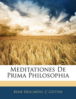 Book cover for Meditationes de Prima Philosophia