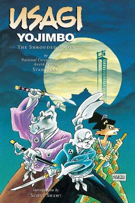 Book cover for Usagi Yojimbo Volume 16: The Shrouded Moon