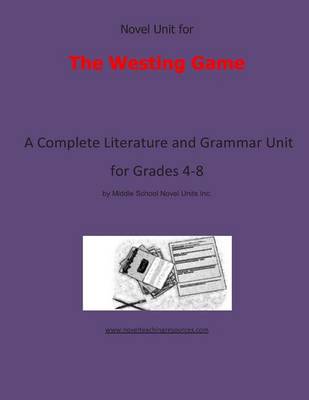 Book cover for Novel Unit for the Westing Game