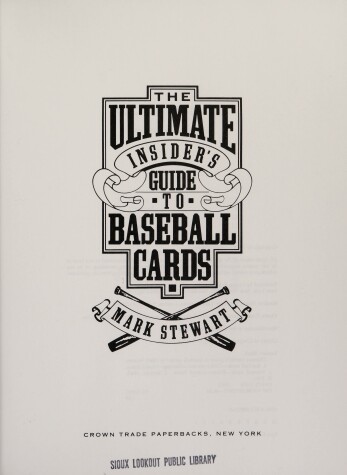 Book cover for Ultimate Insider's Guide to Basebal