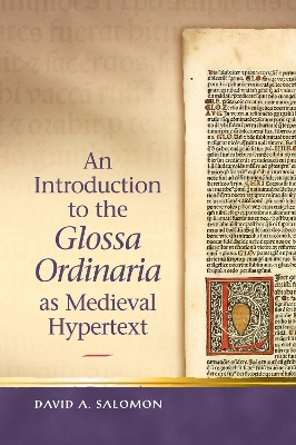 Book cover for An Introduction to the 'Glossa Ordinaria' as Medieval Hypertext