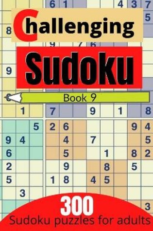 Cover of Challenging sudoku book 9