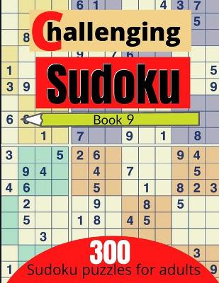 Book cover for Challenging sudoku book 9