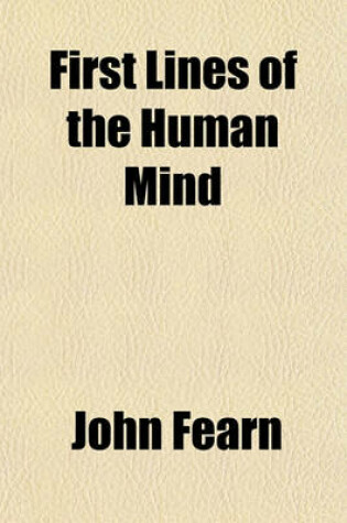 Cover of First Lines of the Human Mind