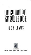 Book cover for Uncommon Knowledge