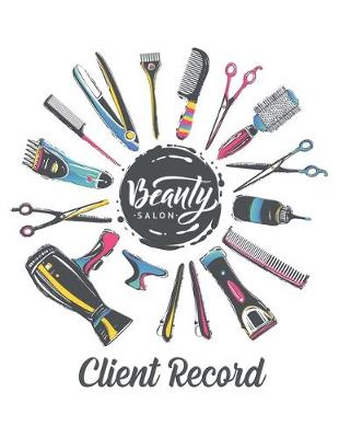 Book cover for Beauty salon client record