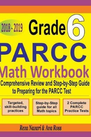 Cover of Grade 6 PARCC Mathematics Workbook 2018 - 2019