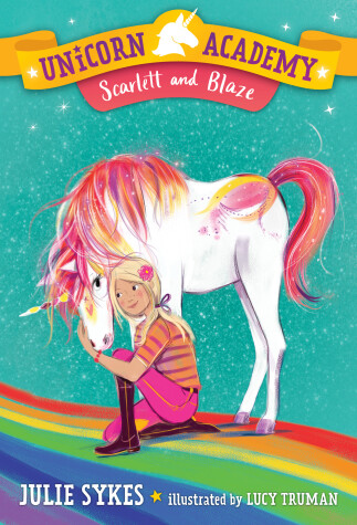 Book cover for Unicorn Academy #2: Scarlett and Blaze