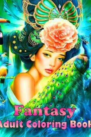 Cover of Fantasy Adult Coloring Book