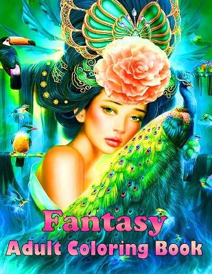 Cover of Fantasy Adult Coloring Book