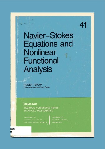 Book cover for Navier-Stokes Equations and Nonlinear Functional Analysis