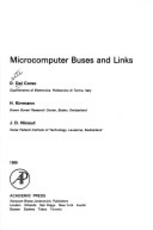 Cover of Microcomputer Busses and Links