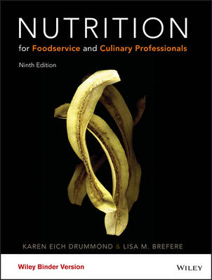 Book cover for Nutrition for Foodservice and Culinary Professionals, 9e Wileyplus Learning Space Registration Card + Loose-Leaf Print Companion