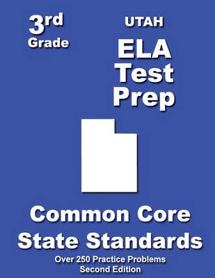 Book cover for Utah 3rd Grade ELA Test Prep