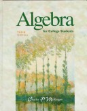 Book cover for Algebra for College Students