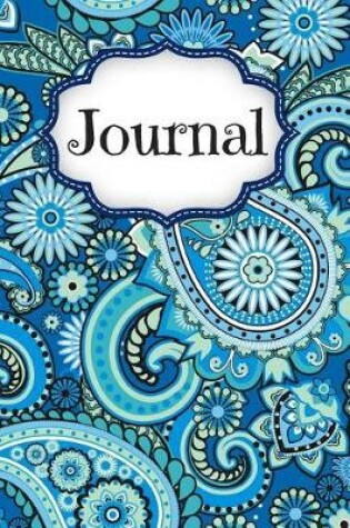 Cover of Blue Floral Paisley Journal