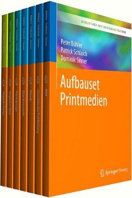 Book cover for Bibliothek der Mediengestaltung – Aufbauset Printmedien