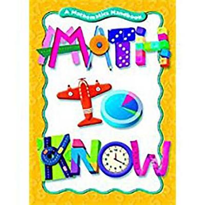 Cover of Great Source Math to Know