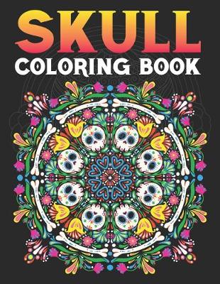 Book cover for Skull Coloring Book