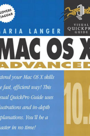 Cover of Mac OS X 10.2 Advanced