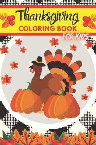 Cover of Thanksgiving Coloring Book for Kids