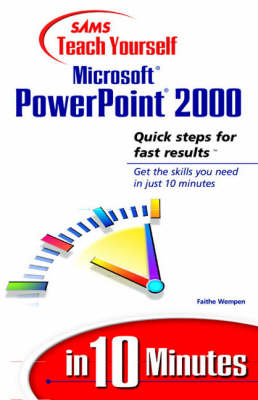 Cover of Sams Teach Yourself Microsoft PowerPoint 2000 in 10 Minutes