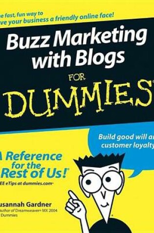 Cover of Buzz Marketing with Blogs for Dummies