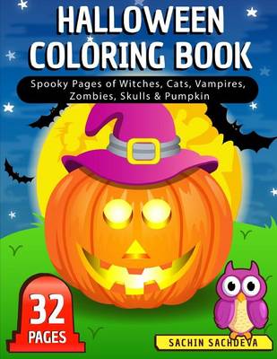 Book cover for Halloween Coloring Book