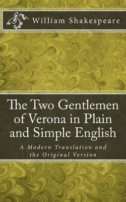 Book cover for The Two Gentlemen of Verona in Plain and Simple English