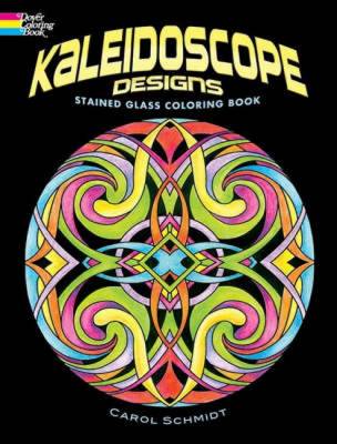 Book cover for Kaleidoscope Designs Stained Glass Coloring Book