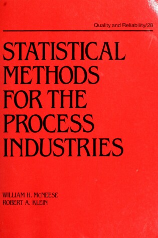 Cover of Statistical Methods for the Process Industries