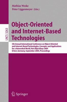 Book cover for Object-Oriented and Internet-Based Technologies