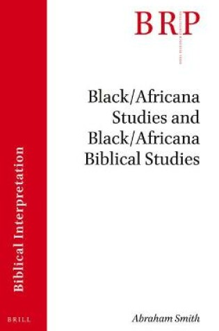 Cover of Black/Africana Studies and Black/Africana Biblical Studies