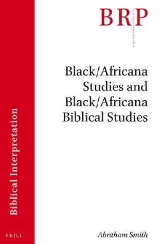 Cover of Black/Africana Studies and Black/Africana Biblical Studies