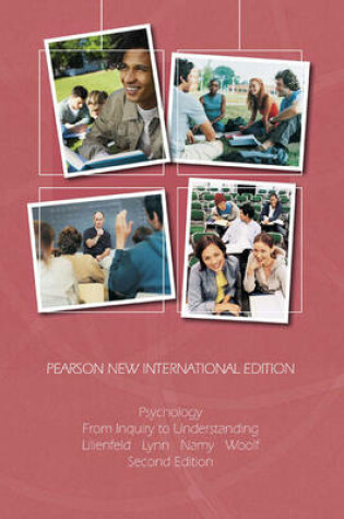Cover of Psychology Pearson New International Edition, plus MyPsychLab without eText