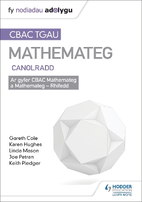 Book cover for TGAU CBAC Canllaw Adolygu Mathemateg Canolradd