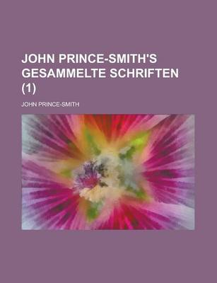 Book cover for John Prince-Smith's Gesammelte Schriften (1)