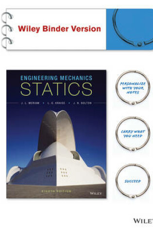 Cover of Engineering Mechanics - Statics, Eighth Edition Si Version Instructor BCS Site