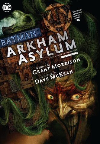 Book cover for Batman: Arkham Asylum The Deluxe Edition