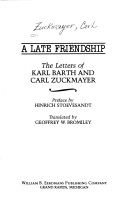 Book cover for Late Friendship