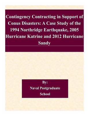 Book cover for Contingency Contracting in Support of Conus Disasters